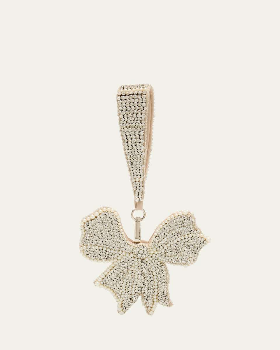 Girl's Rhinestone Bow Bag Charm